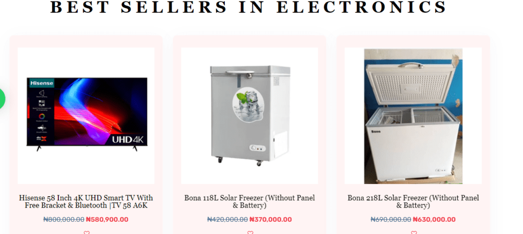 maypatronic is a top Nigeria online shopping platform for solar and electronics